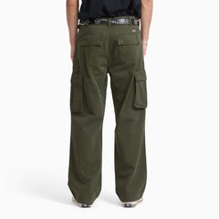 247 Loose Straight Garment Dyed Cargo Pants