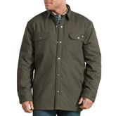 Plaid Lined Shirt Jacket