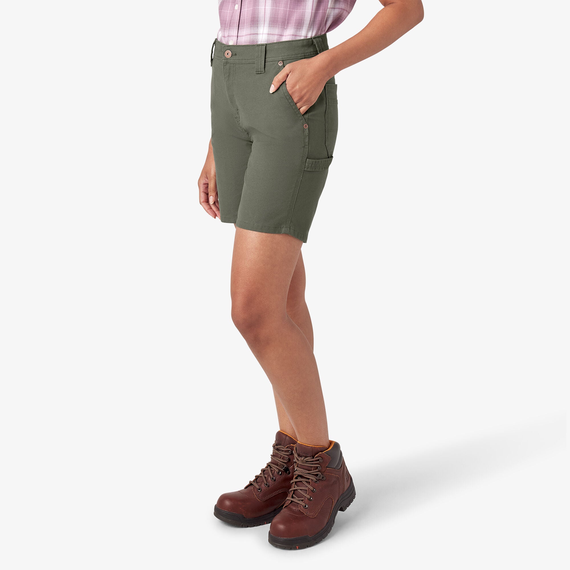 Women's Duck Carpenter Shorts, 7"