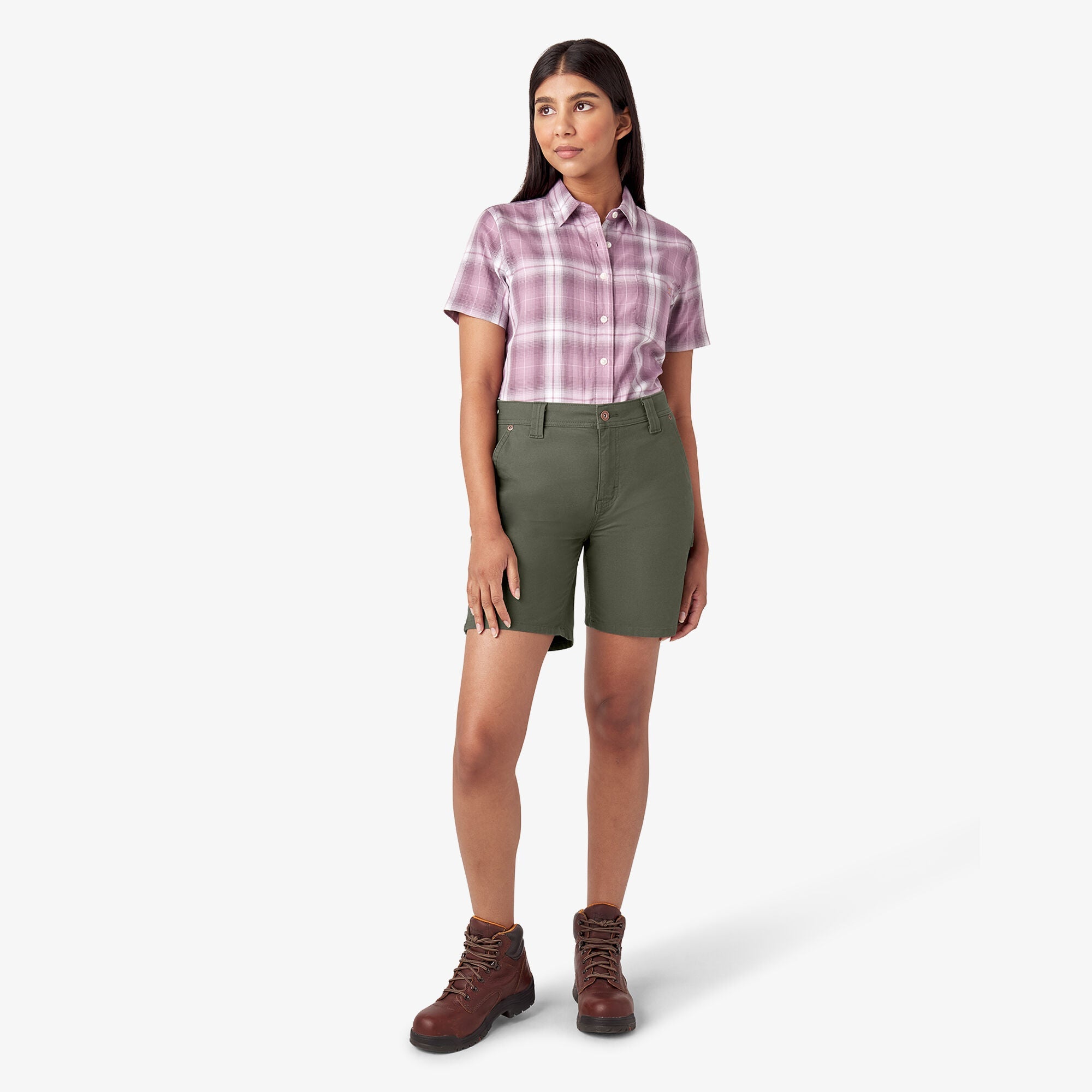 Women's Duck Carpenter Shorts, 7"