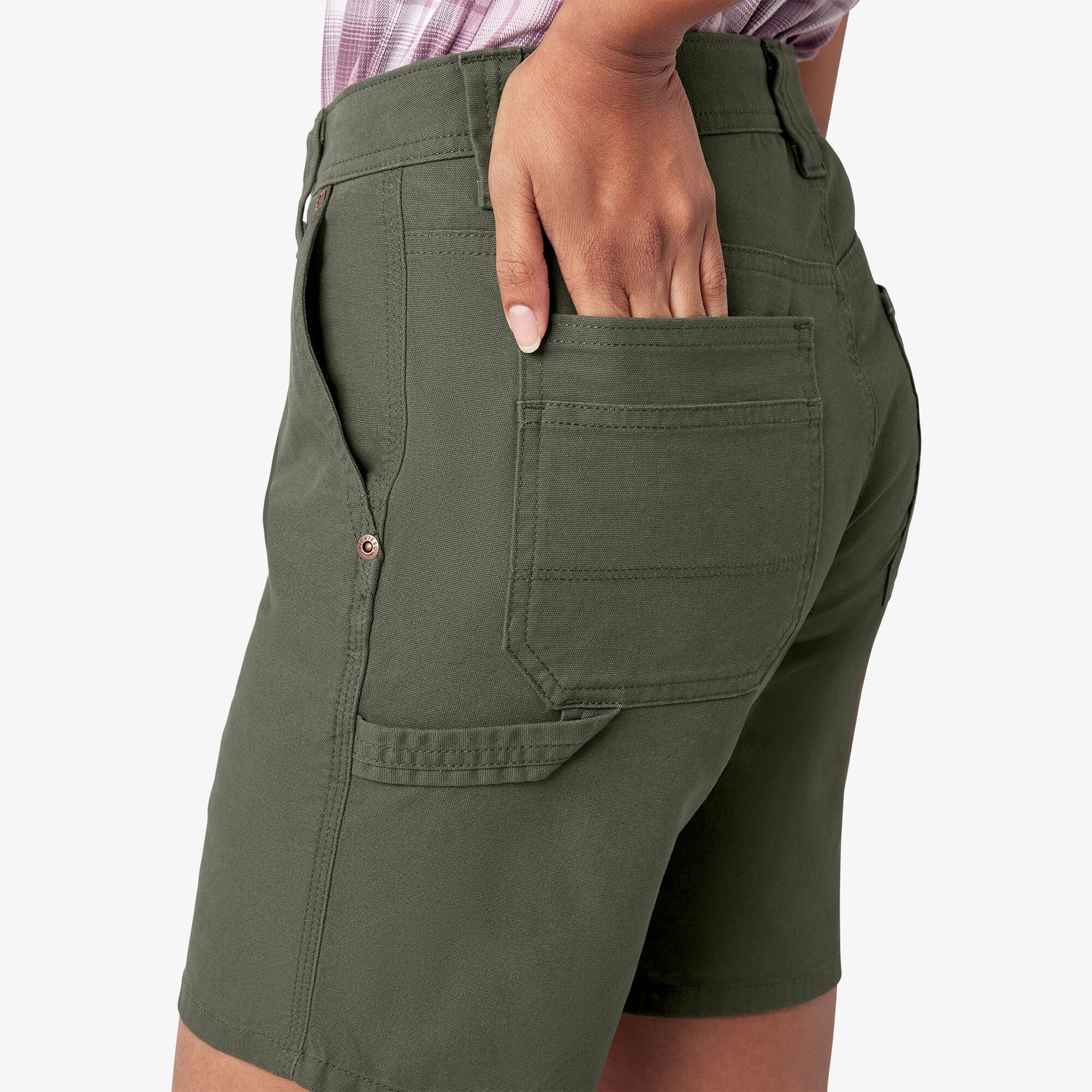 Women's Duck Carpenter Shorts, 7"