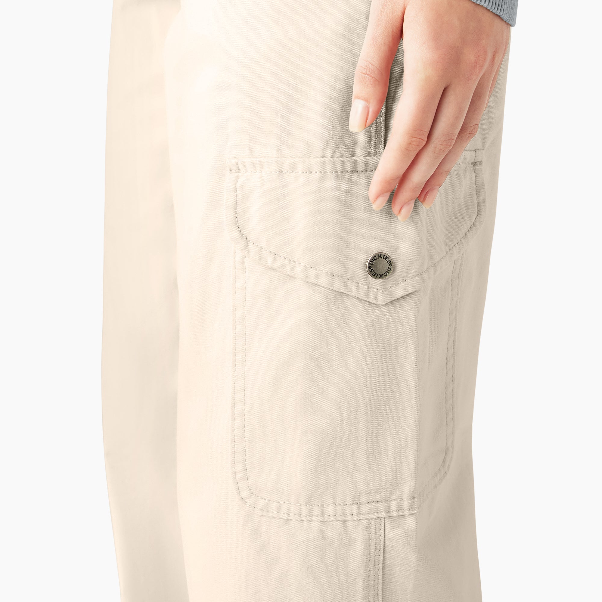 Women's Relaxed Fit Duck Canvas Cargo Pants