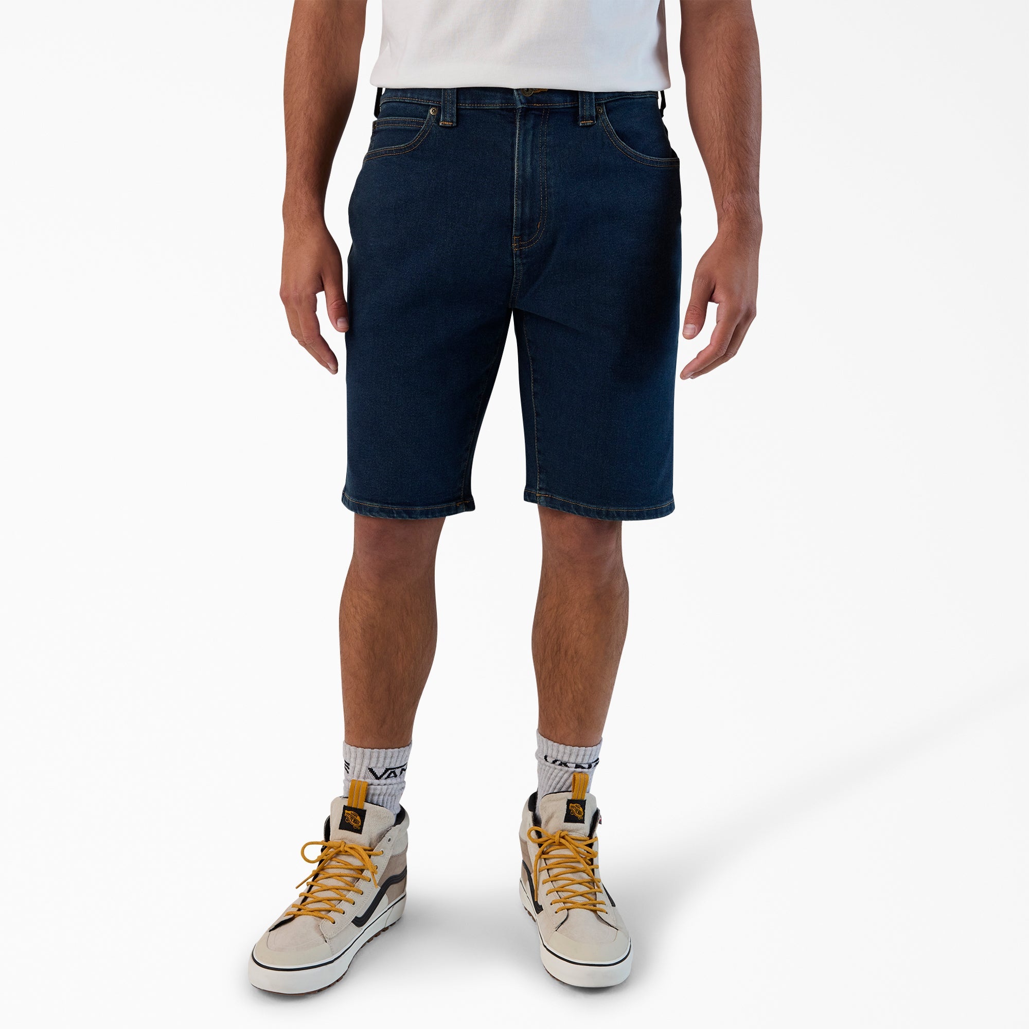 FLEX 5-Pocket Denim Shorts, 11"