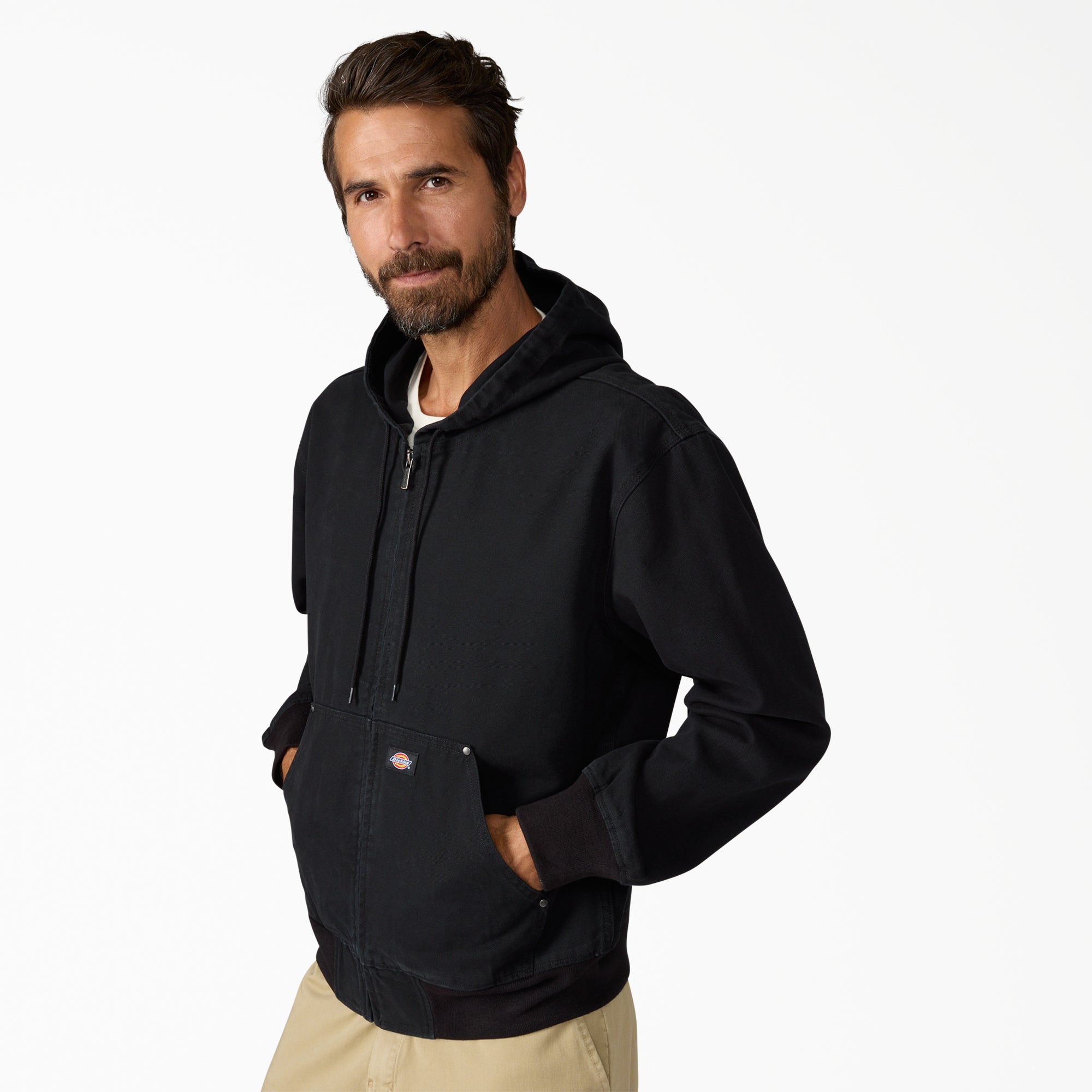 Unlined Canvas Hooded Bomber