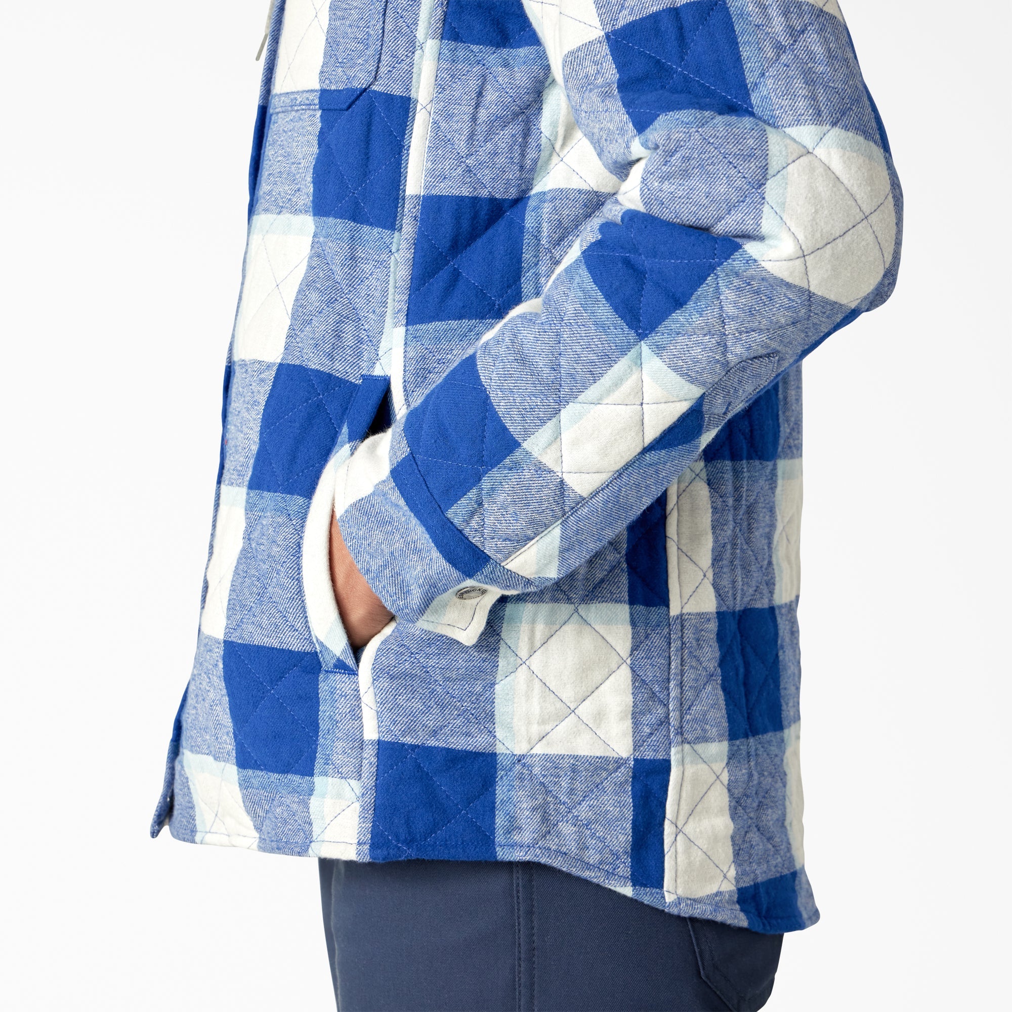 Women's Flannel Hooded Shirt Jacket