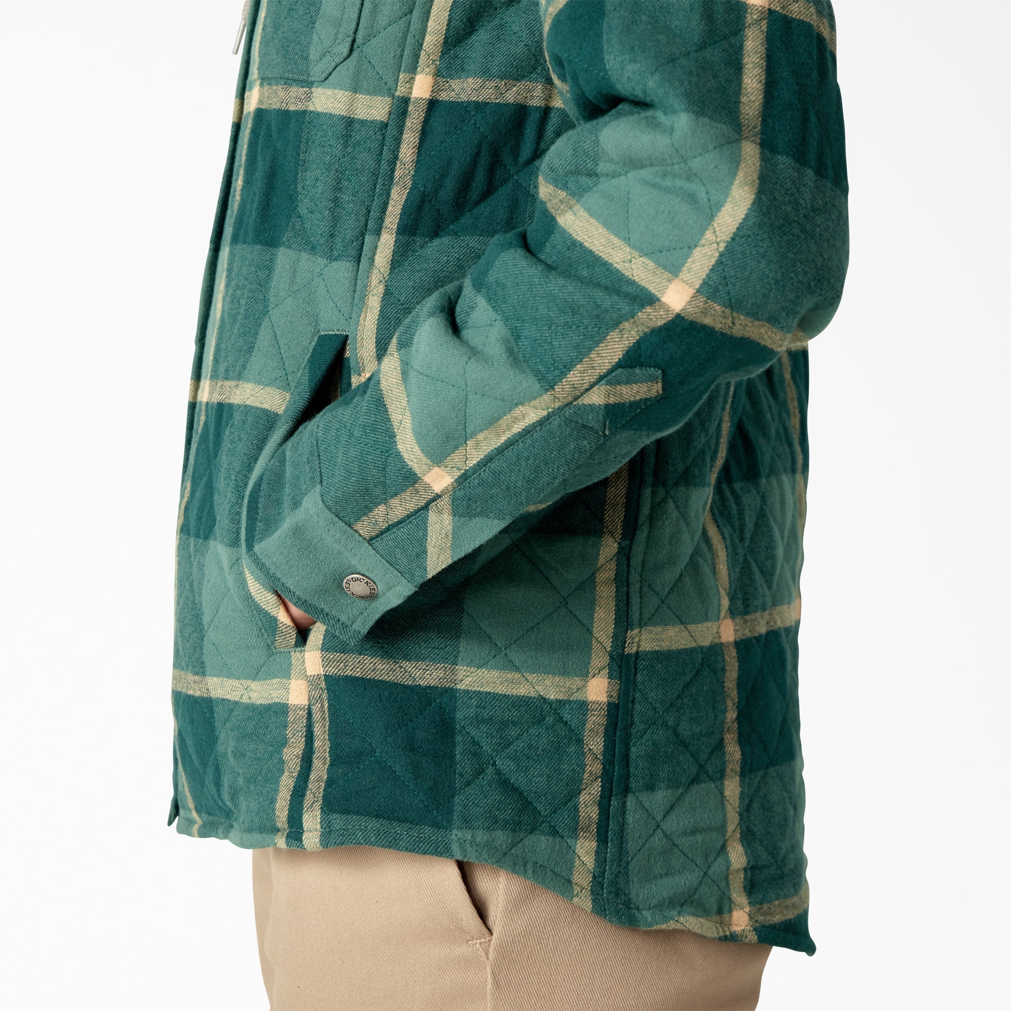 Women's Flannel Hooded Shirt Jacket
