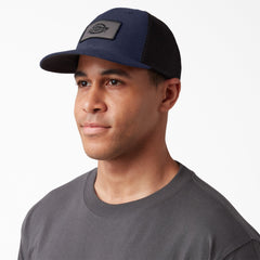 Logo Patch Mesh Trucker Cap