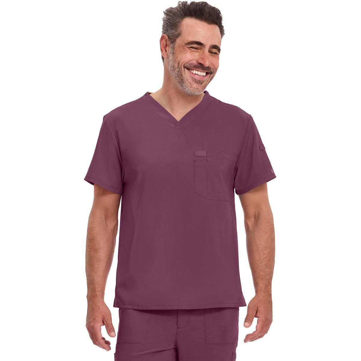 Men's EDS Essentials Tuckable V-Neck Scrub Top