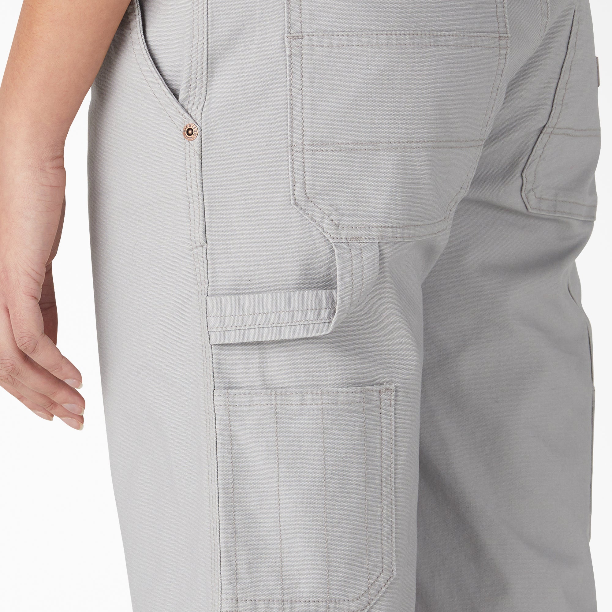 Women's Relaxed Fit Duck Carpenter Shorts, 11"