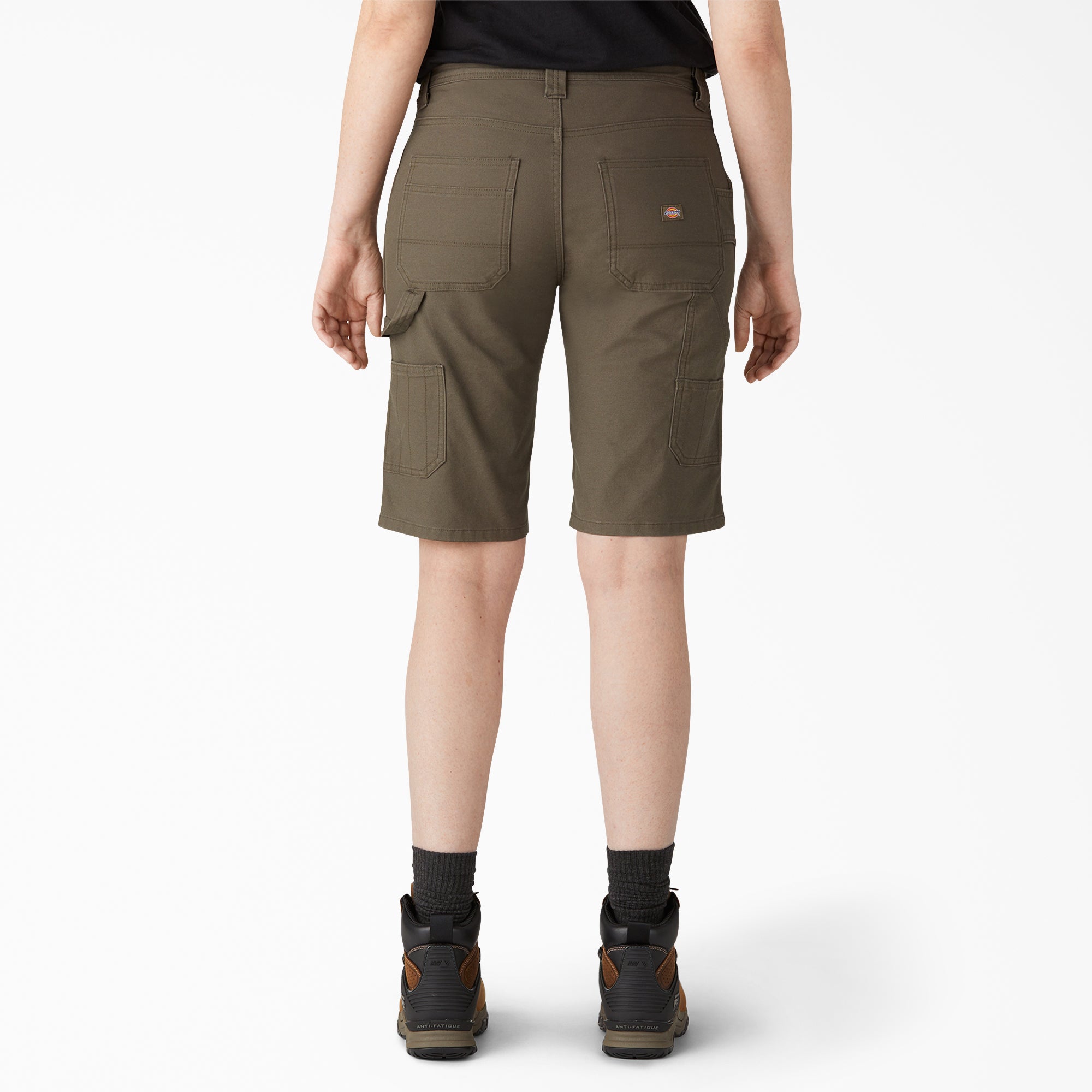 Women's Relaxed Fit Duck Carpenter Shorts, 11"