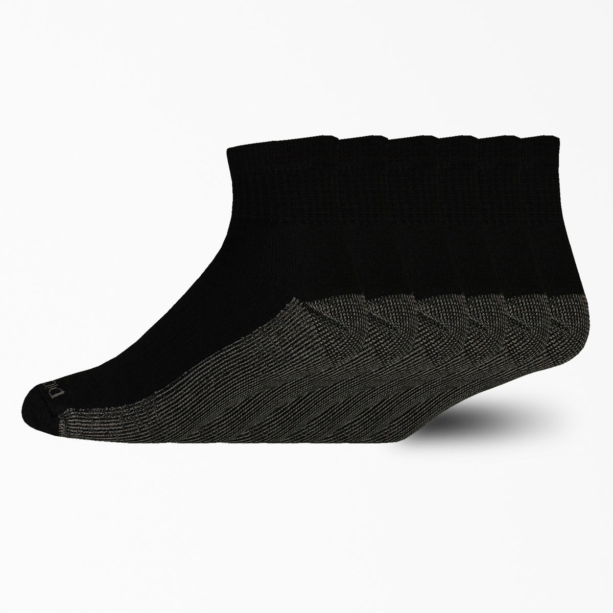 Moisture Control Quarter Socks, Size 6-12, 6-Pack