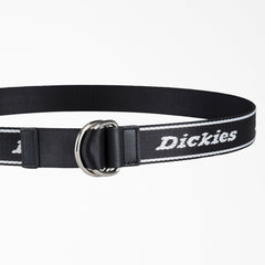 Women's D-Ring Logo Print Web Belt