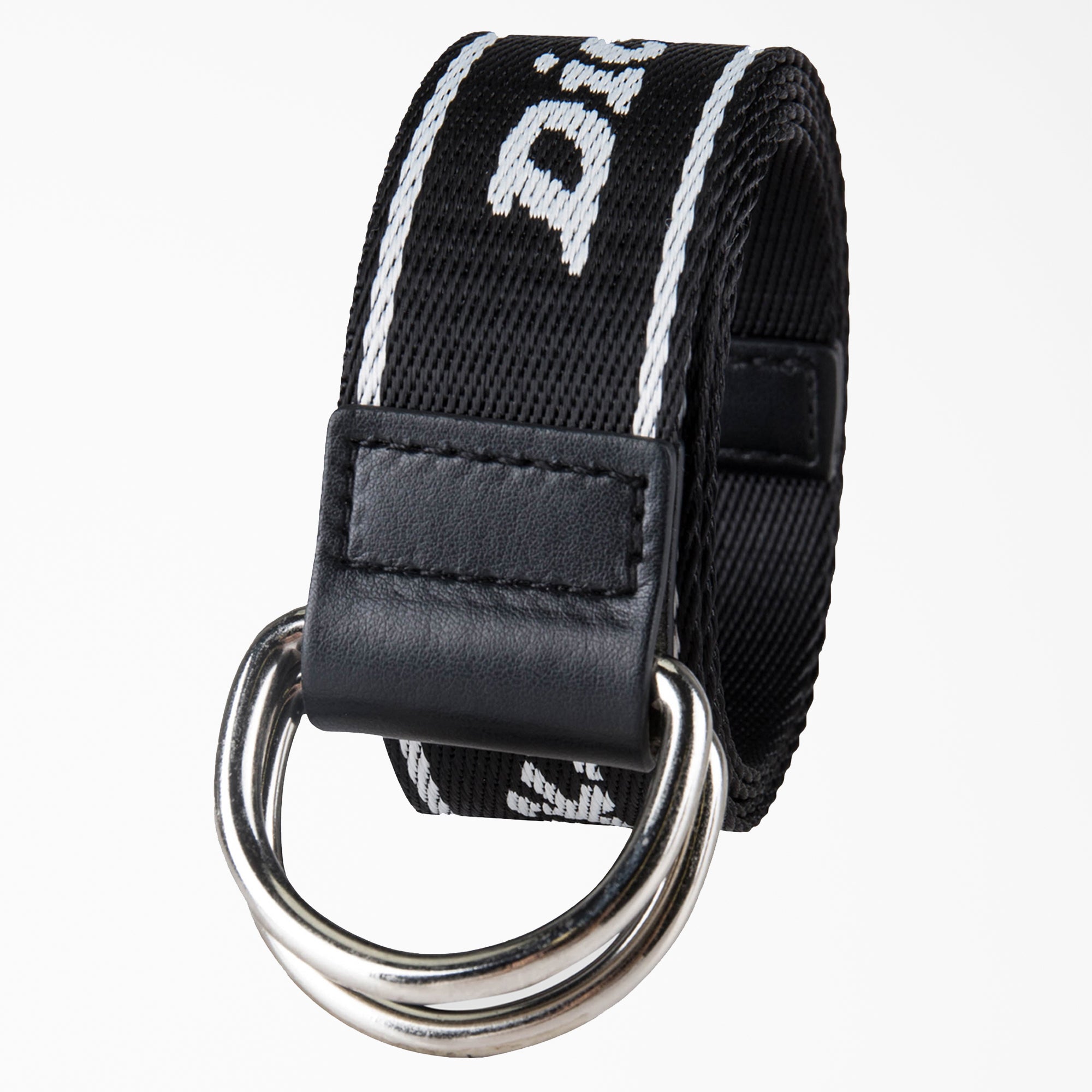 Women's D-Ring Logo Print Web Belt